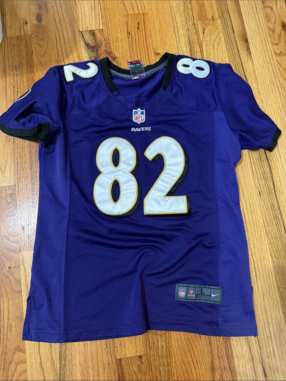 Nike Kids Purple Baltimore Ravens #82 smith Jersey